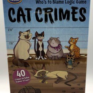 Cat Crimes Who's To Blame Logic Game Thinkfun